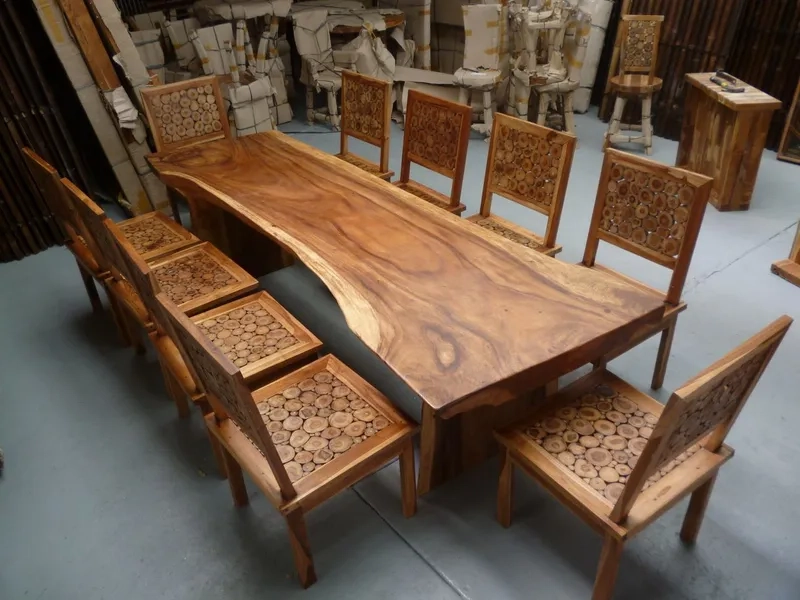 Chọn ảnh bàn ăn 10 ghế nhỏ gọn cho căn hộ tiện nghi