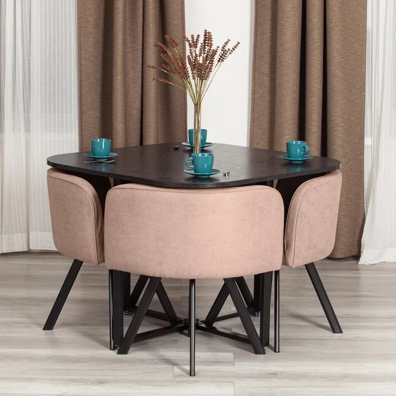 Trải nghiệm ảnh bàn ăn 4 ghế phối cảnh không gian bếp hài hòa