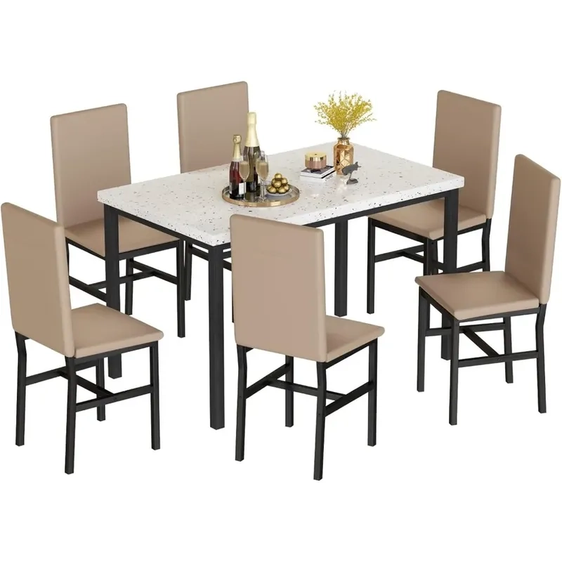 Chiêm ngưỡng ảnh Bàn ăn 6 ghế hiện đại đầy phong cách