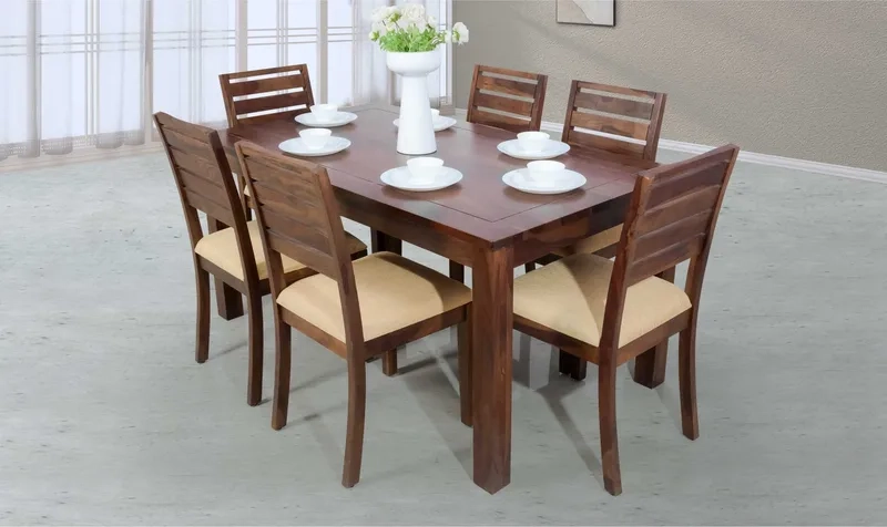 Tham khảo ảnh Bàn ăn 6 ghế đa năng tiện lợi cho gia đình