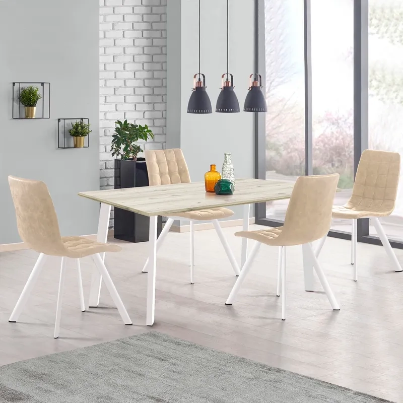 Bàn ăn chữ nhật cho biệt thự nổi bật sự sang trọng đẳng cấp