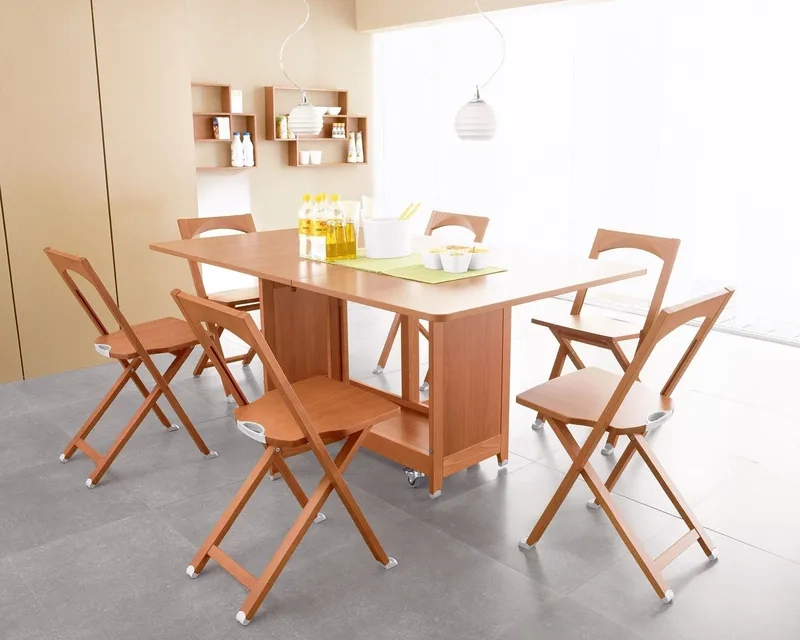 Xem ảnh Bàn ăn gấp gọn 6 người lý tưởng cho gia đình