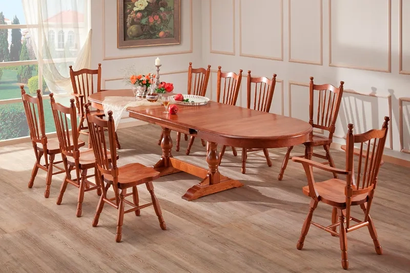 Bàn ăn gỗ thiết kế tối giản cho phòng ăn hiện đại và tinh tế