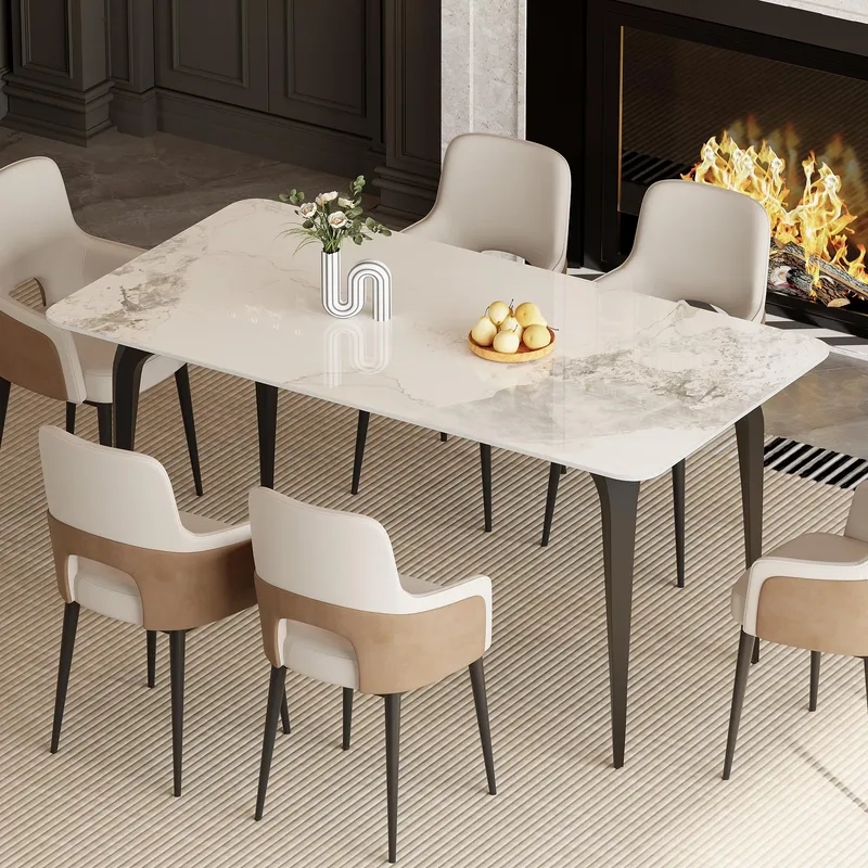 Hình ảnh bàn ăn hiện đại sang trọng nâng tầm phòng bếp