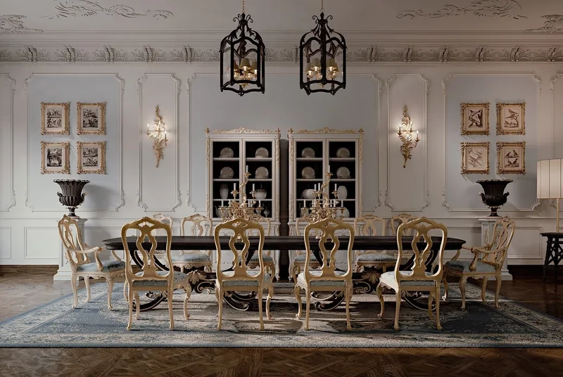 Khám phá bộ ảnh bàn ăn 6 ghế tiện nghi cho gia đình