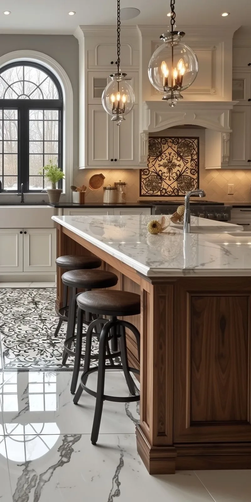 Giải pháp căn hộ hiện đại bàn đảo bếp cho chung cư