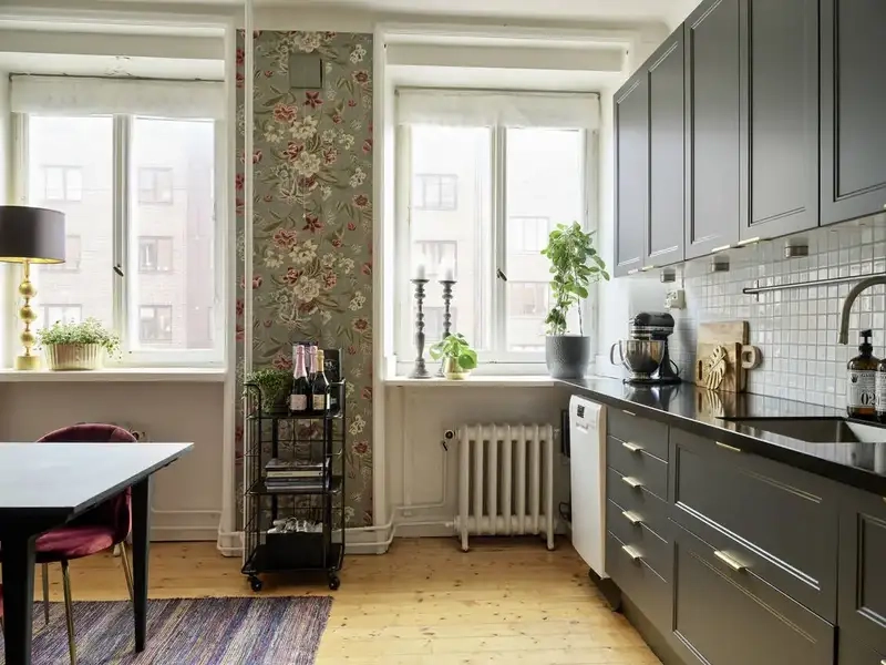 Bếp kiểu Scandinavian tinh gọn và hiện đại