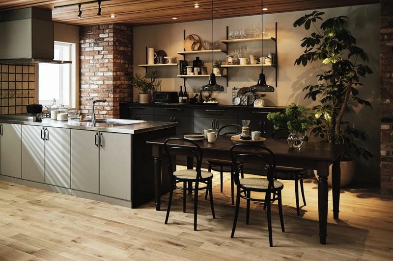 Thiết kế bếp Indochine hài hòa truyền thống hiện đại