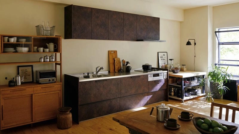 Trang trí bếp Indochine tạo điểm nhấn tinh tế