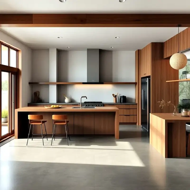 Thiết kế bếp phong cách Nhật chuẩn thẩm mỹ