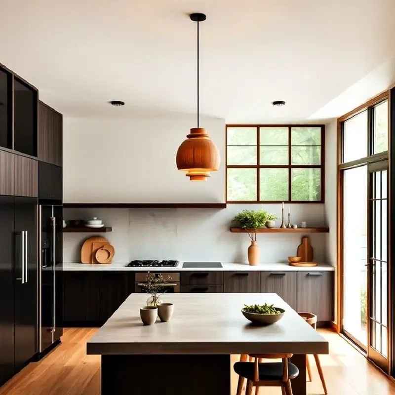 Xu hướng bếp Nhật Bản tinh giản bền vững