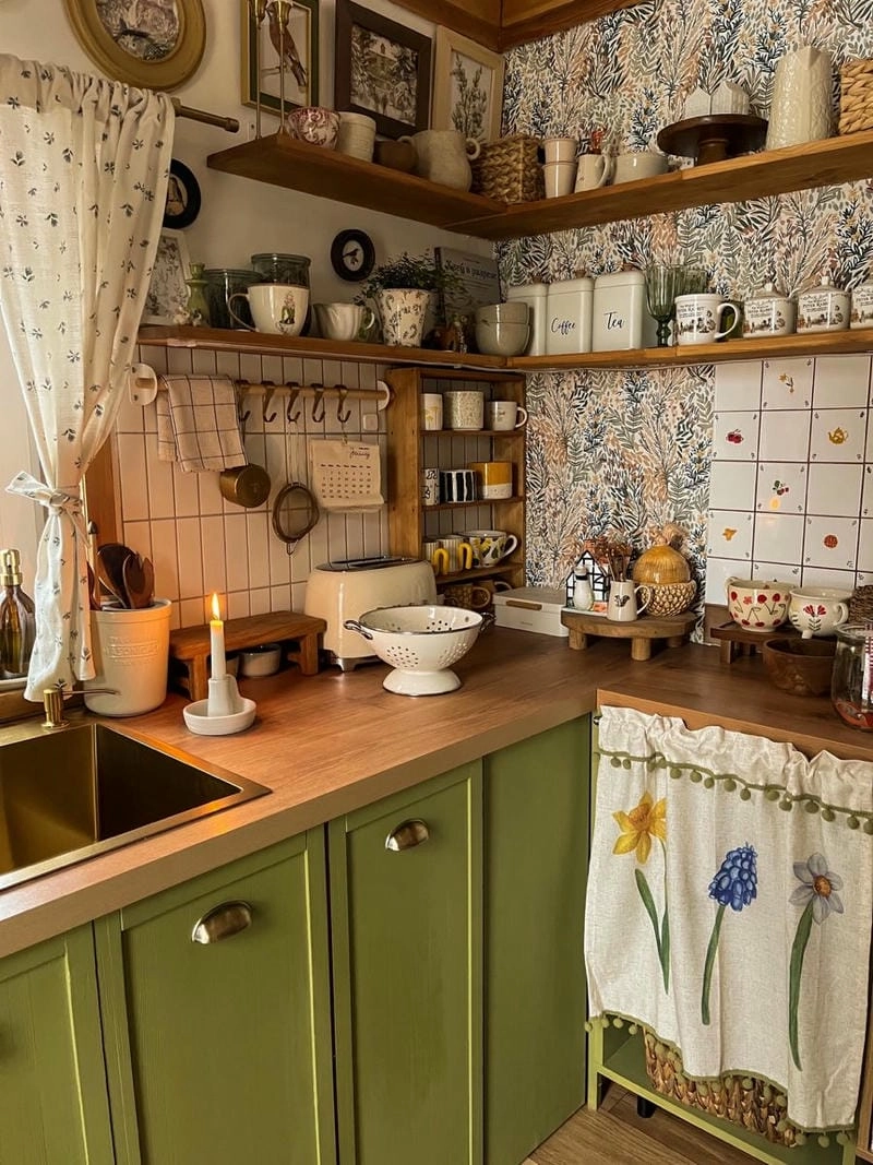 Decor phòng bếp vintage tạo dấu ấn riêng biệt