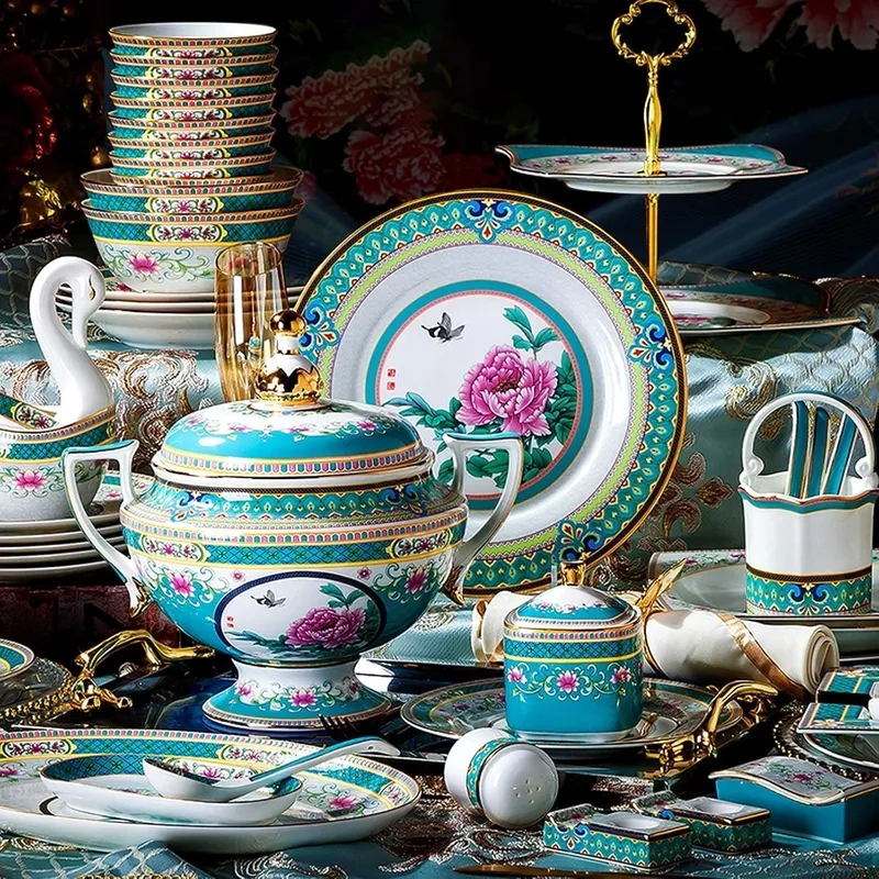 Ảnh bộ đồ ăn sang trọng nghệ thuật giàu tính thẩm mỹ