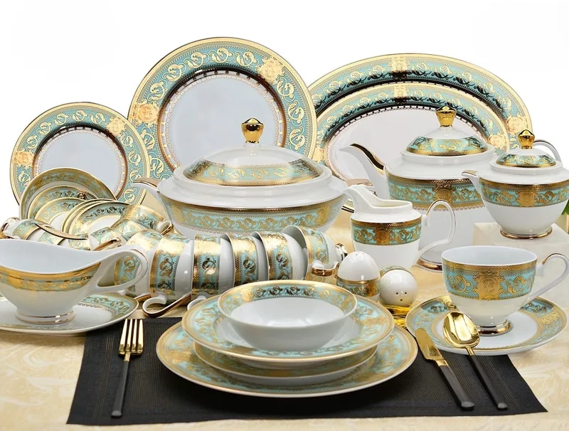 Ảnh bộ đồ ăn sang trọng dùng tiếp khách đầy ấn tượng