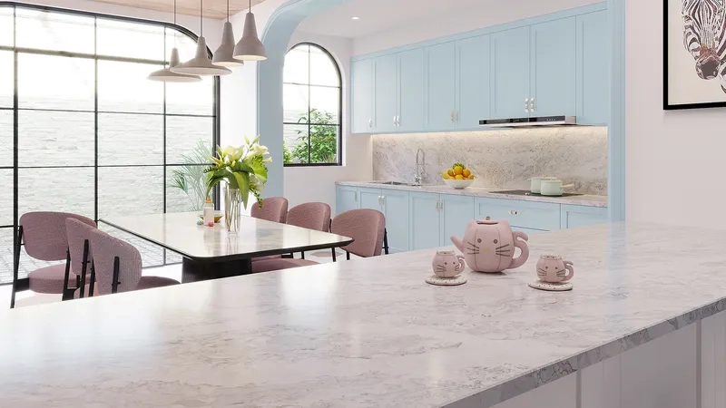 Đường vân đá Vicostone Calacatta