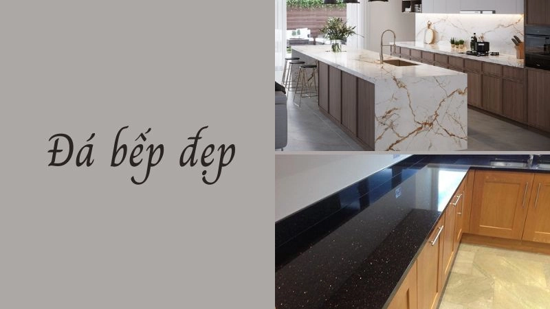 Ứng dụng đá bếp trong thiết kế nội thất