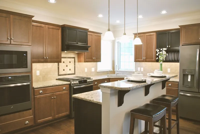 Tiện lợi tối đa nhờ đảo bếp 2 tầng tiện lợi