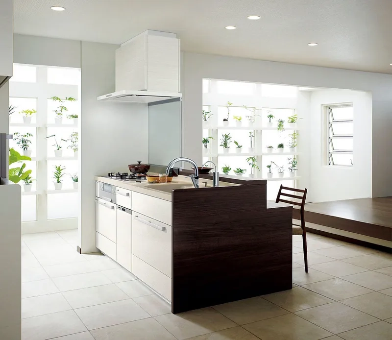 Sang trọng cổ điển với đảo bếp chung cư tân cổ điển