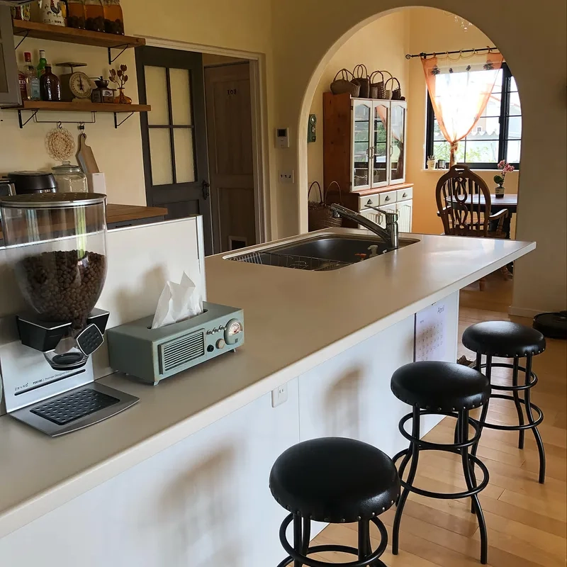 Thiết kế hiện đại với đảo bếp kiêm quầy bar hiện đại đẹp