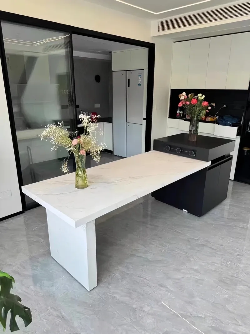 Nhỏ gọn nhưng tiện ích với đảo bếp mini hiện đại nhỏ gọn