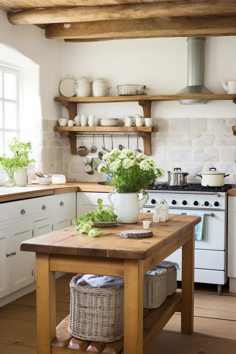 Sang trọng châu Âu nhờ đảo bếp nhà nhỏ phong cách châu âu