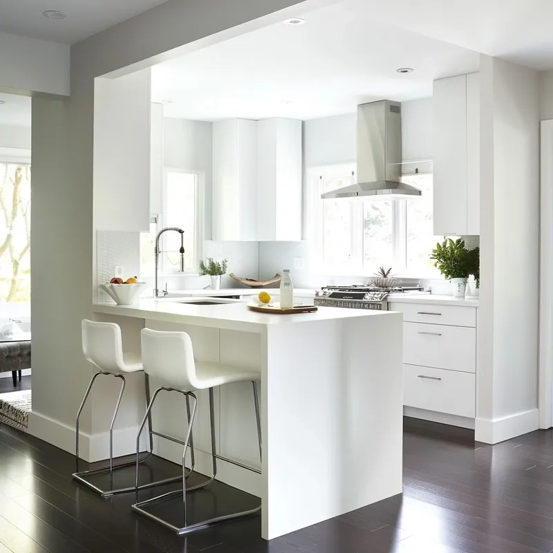 Chiêm ngưỡng ảnh đảo bếp kiêm quầy bar ấn tượng