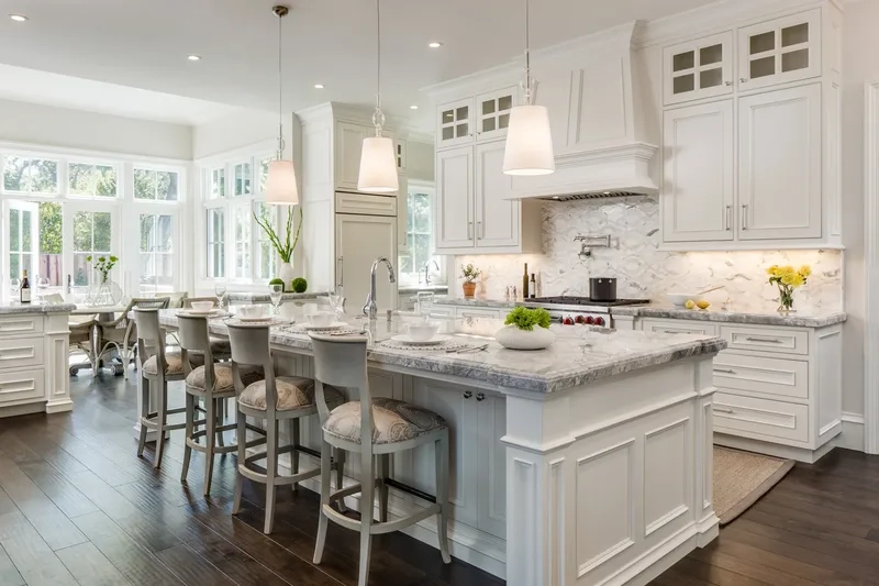 Hoàn hảo cho chung cư nhờ đảo bếp tân cổ điển cho chung cư