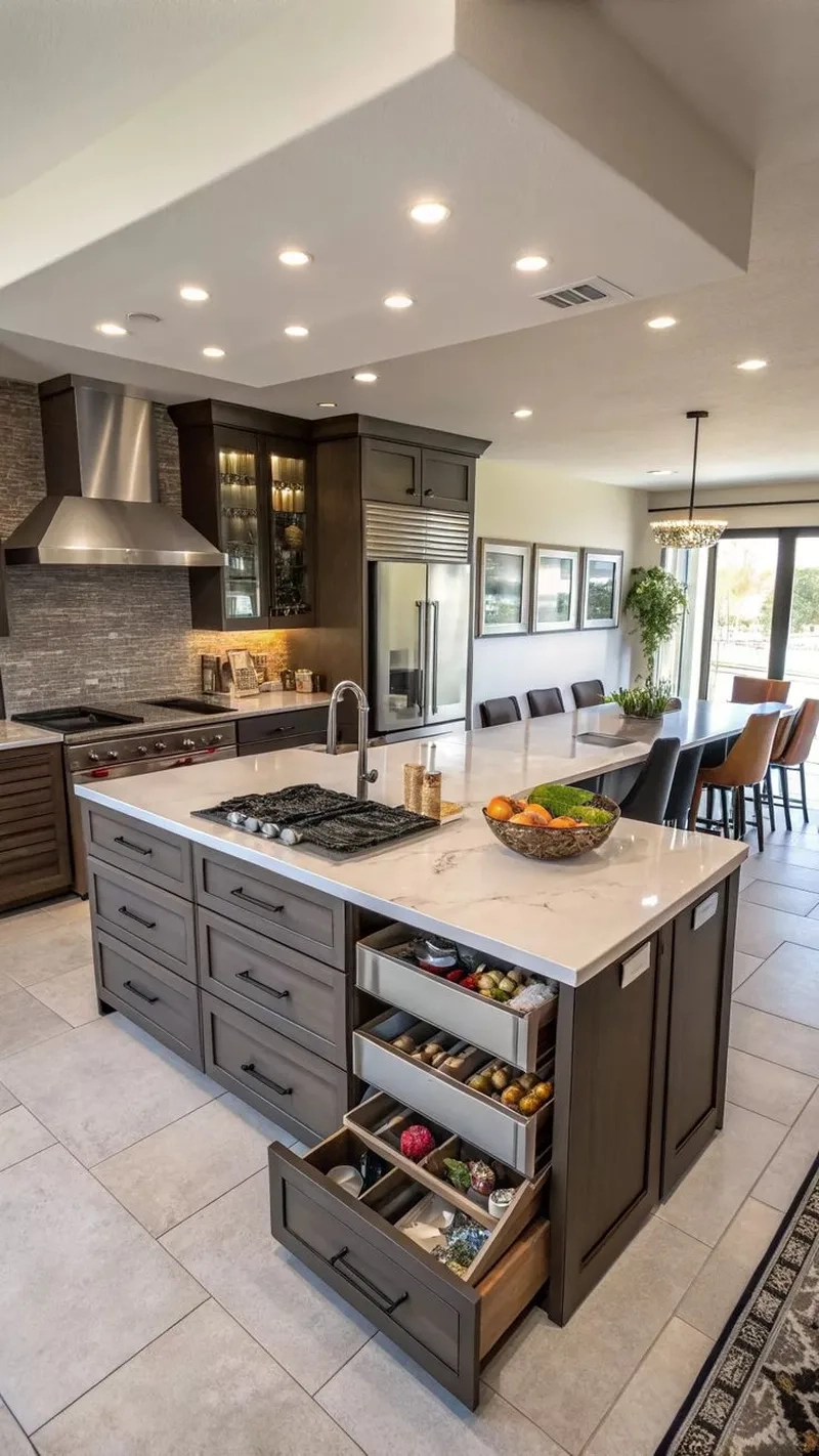 Chiêm ngưỡng ảnh đảo bếp thông minh đẹp ngay hôm nay