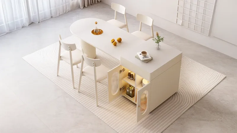 Tận hưởng tiện nghi cùng bàn đảo bếp thông minh