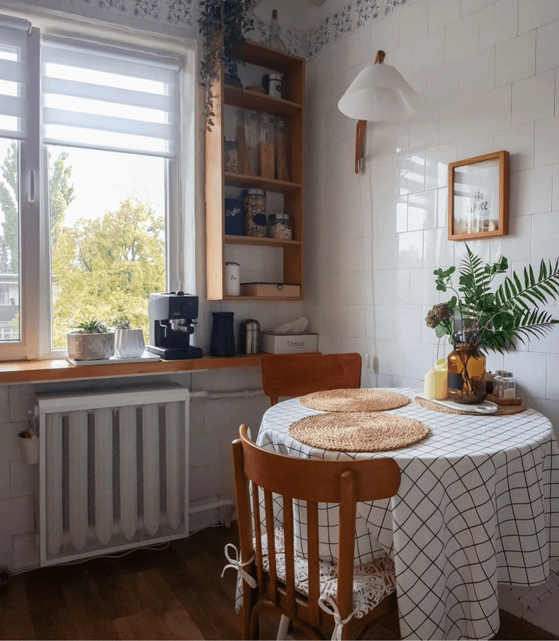 Bố trí bếp nhỏ khoa học giúp thao tác thuận tiện