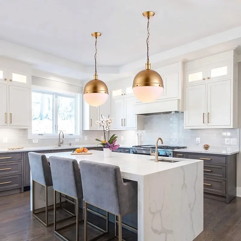 Lựa chọn đa dạng với đèn thả bàn đảo bếp đa dạng mẫu mã