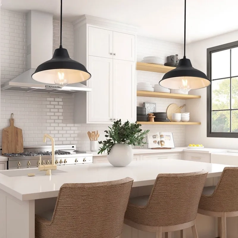 Tiện nghi tối đa nhờ đèn thả bàn đảo bếp tiện nghi