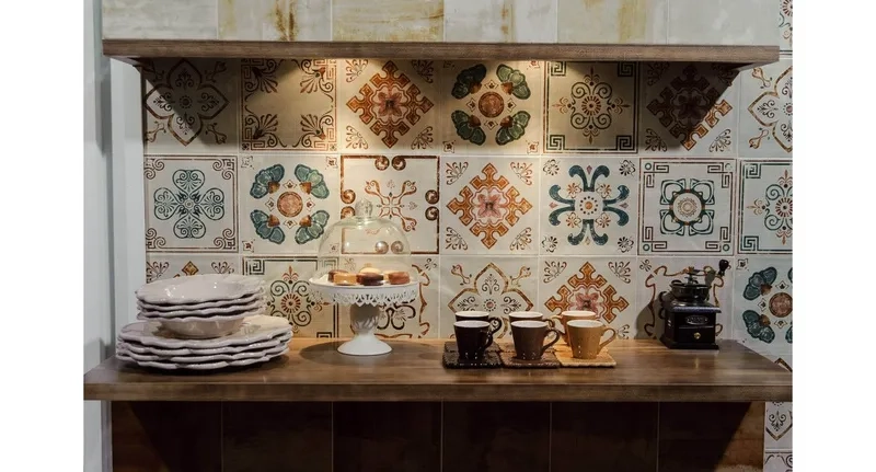 Gạch bông hình học phá cách