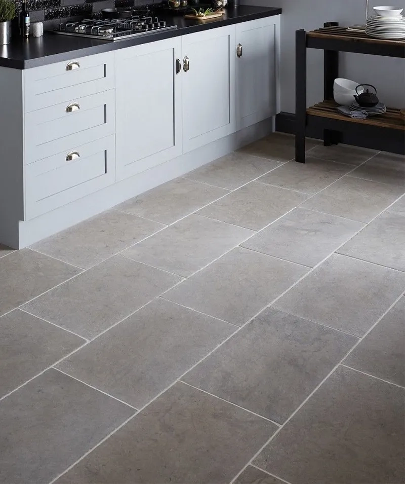 Mẫu gạch lát nền bếp đẹp tinh tế