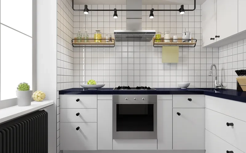 Kinh nghiệm ốp gạch trắng bếp bền