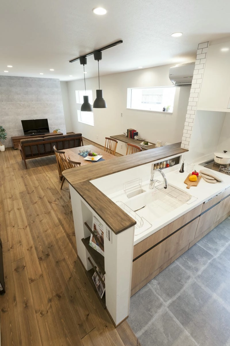 Bếp chill đơn giản vẫn giữ nét đẹp tinh tế