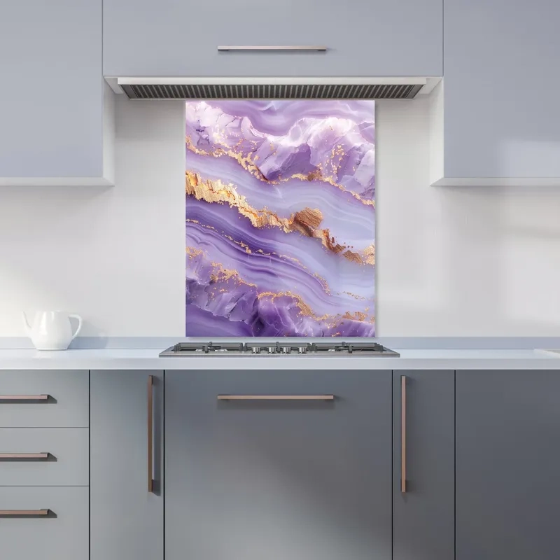 Thiết kế kính bếp hoa văn hiện đại