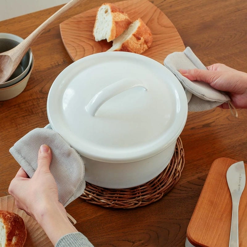 Tấm lót nồi tăng tính thẩm mỹ cho bàn ăn