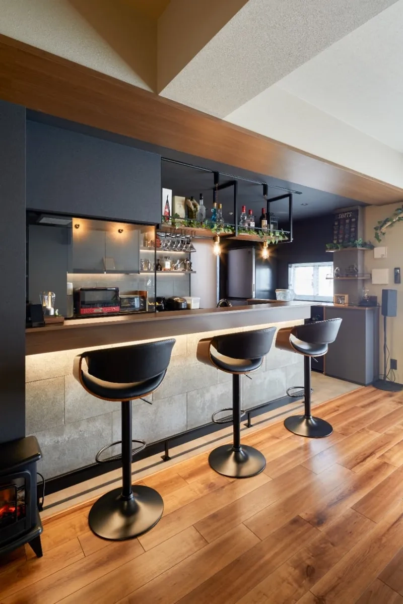 Giải pháp tiện lợi cùng quầy bar bếp tiện lợi