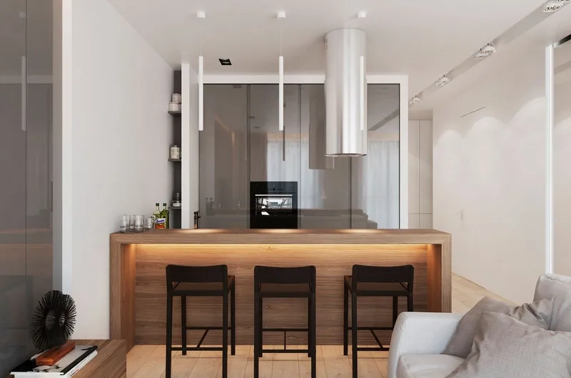 Thanh lịch và tinh tế với quầy bar gỗ tân cổ điển