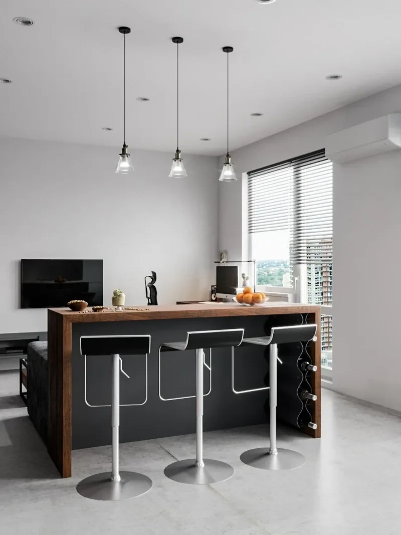 Phong cách châu Âu tinh tế với quầy bar gỗ phong cách châu âu