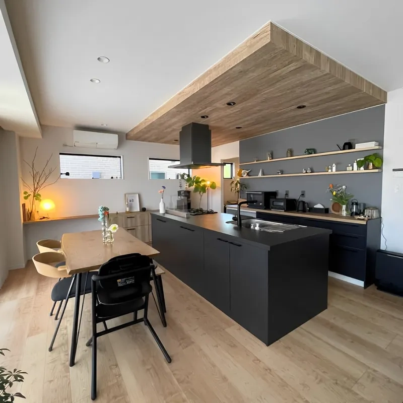 Mẫu gạch lát sàn bếp màu xám