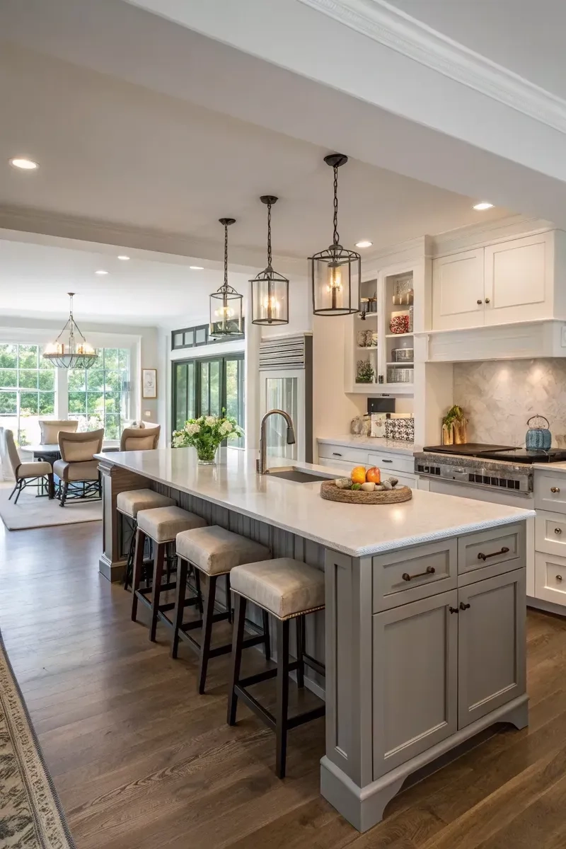 Tối ưu công năng nhờ thiết kế công năng đảo bếp