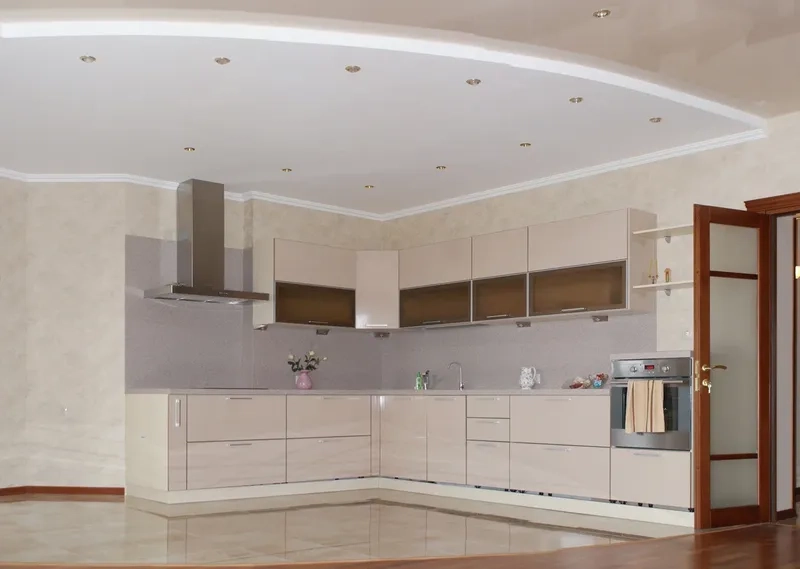 Hoàn thiện mẫu trần thạch cao bếp đẹp