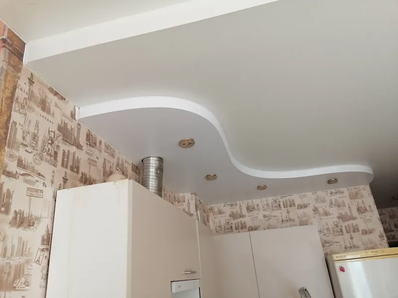 Hình ảnh mẫu trần thạch cao phòng bếp đẹp