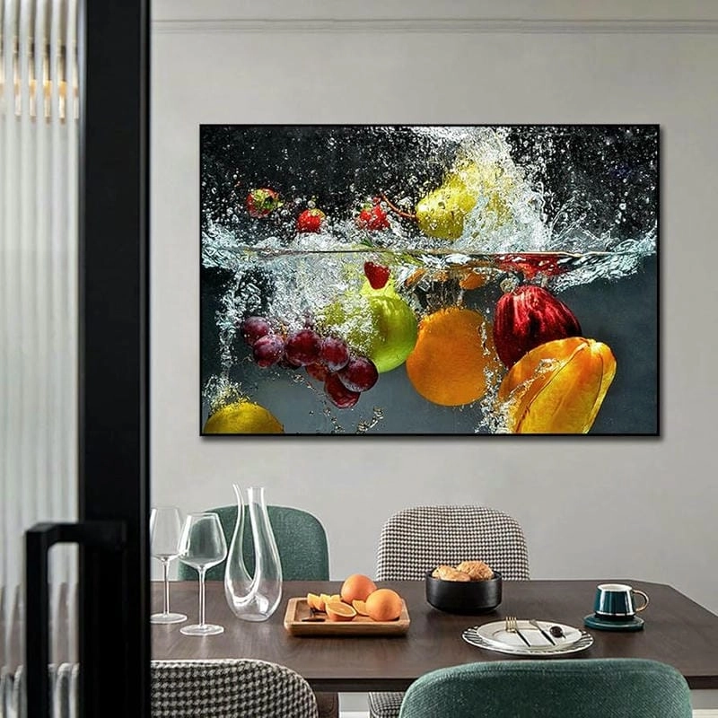 Decor tranh nhà bếp giúp không gian thêm sinh động