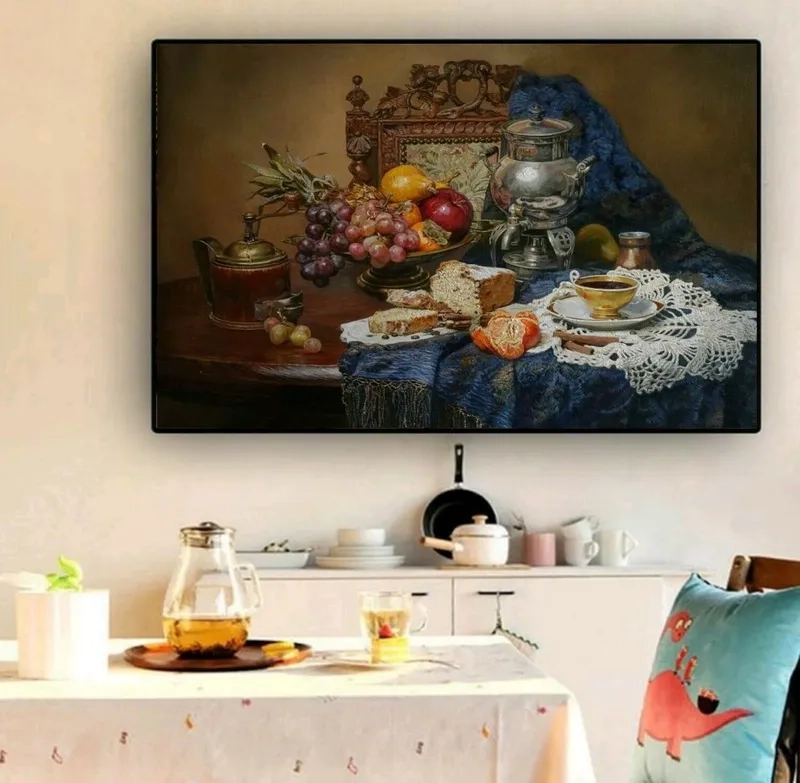 Ảnh tranh treo phòng ăn hợp phong thủy gia đình Việt