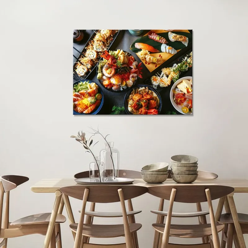 Ảnh tranh treo phòng ăn có ý nghĩa tích cực