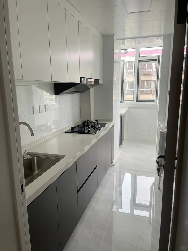 Tối ưu sinh hoạt với tủ bếp chữ i nhà phố