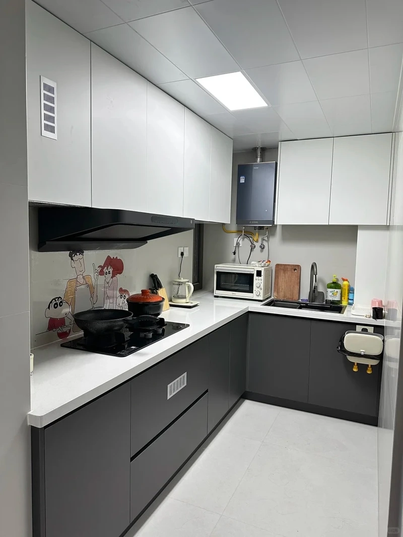 Bắt kịp xu hướng tủ bếp chữ L phong cách hiện đại